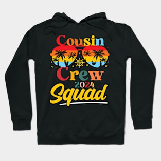 Cousin Crew 2024 Summer Vacation Beach Family Trips Matching Hoodie